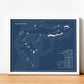 Islas del Mar Blueprint (Print)