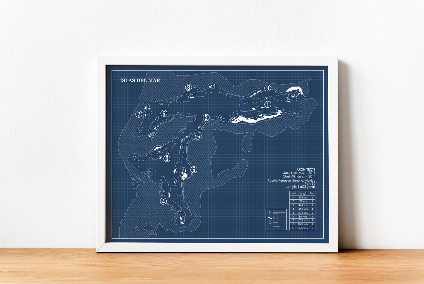 Islas del Mar Blueprint (Print)