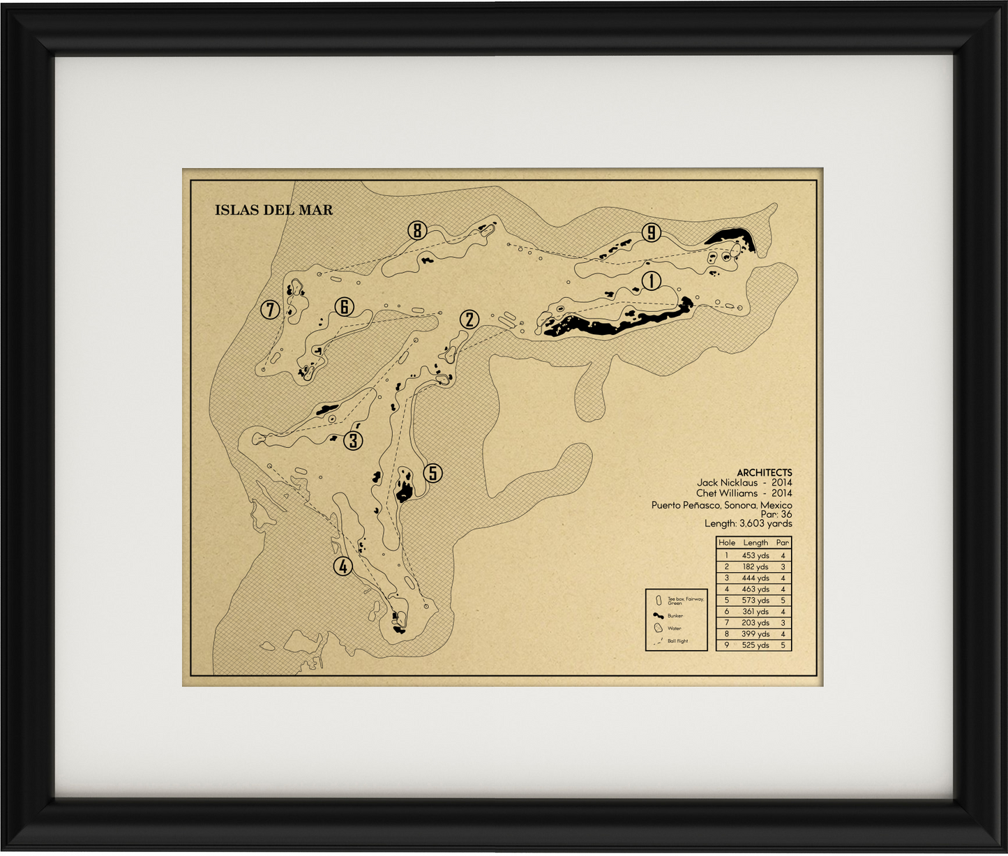 Islas del Mar Outline (Print)