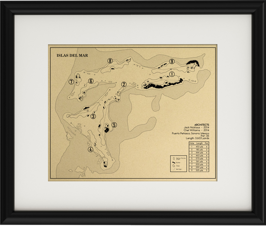 Islas del Mar Outline (Print)