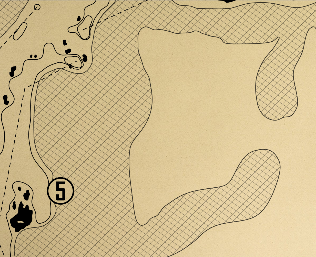 Islas del Mar Outline (Print)