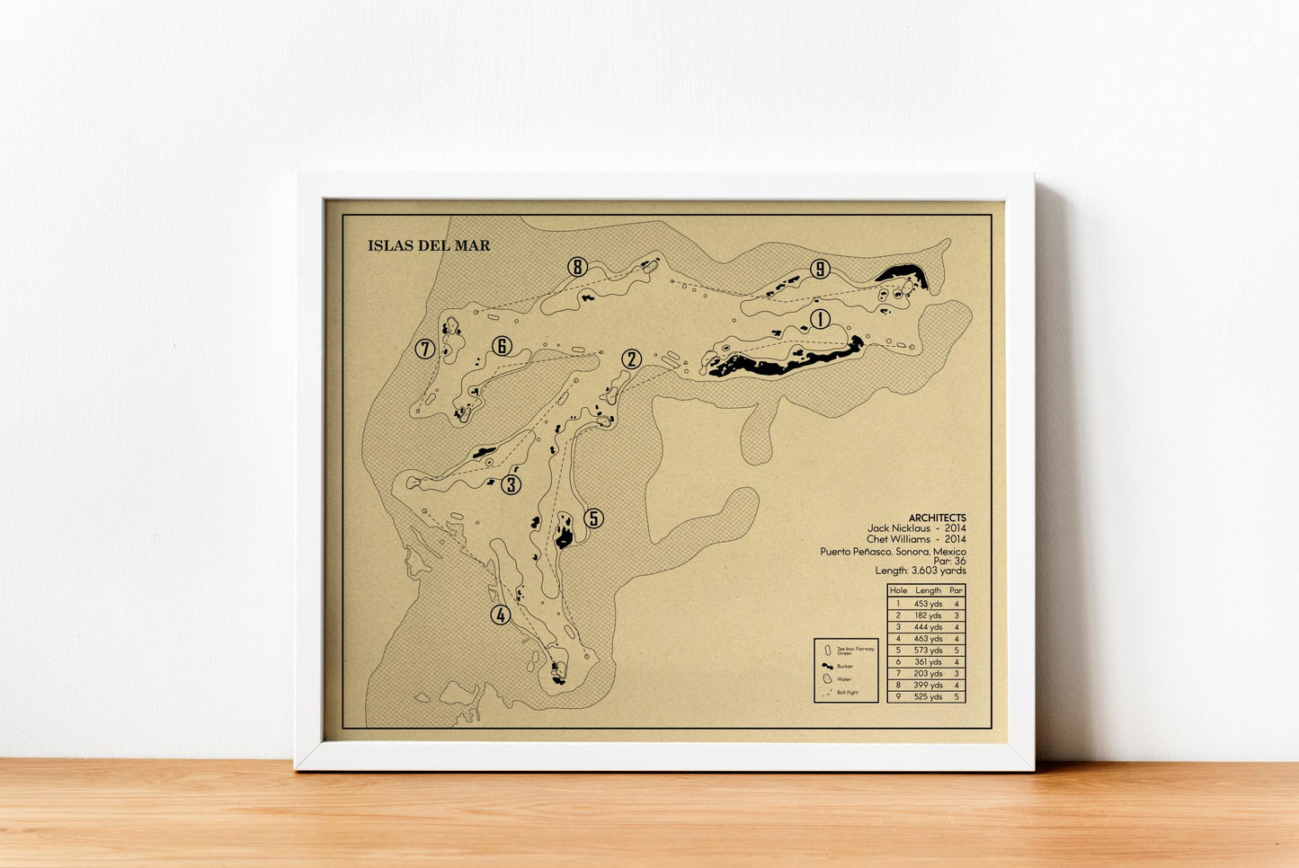 Islas del Mar Outline (Print)