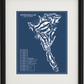 Jupiter Hills Club Hills Course Blueprint (Print)