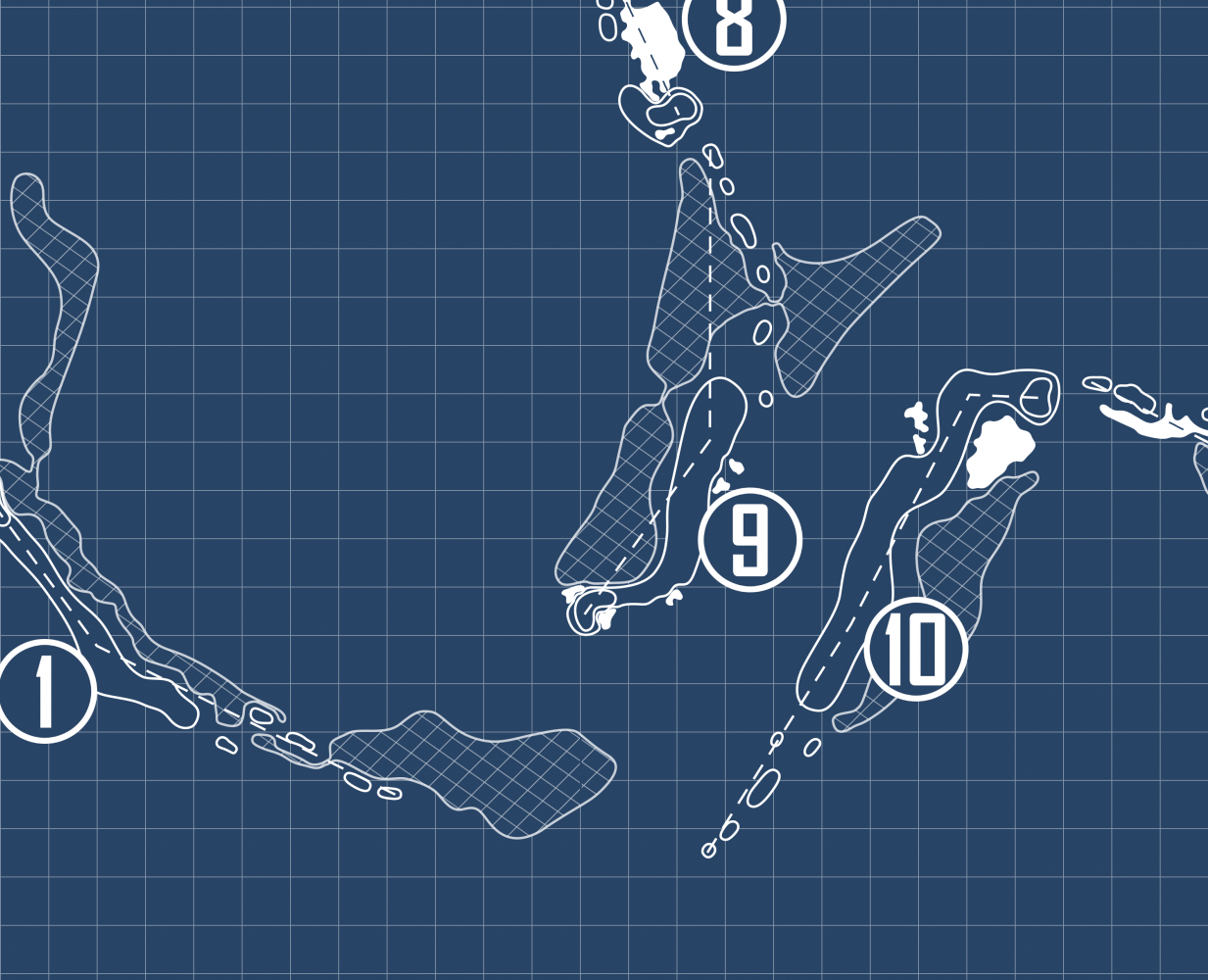 Lakewood Ranch Golf & Country Club Legacy Course Blueprint (Print)