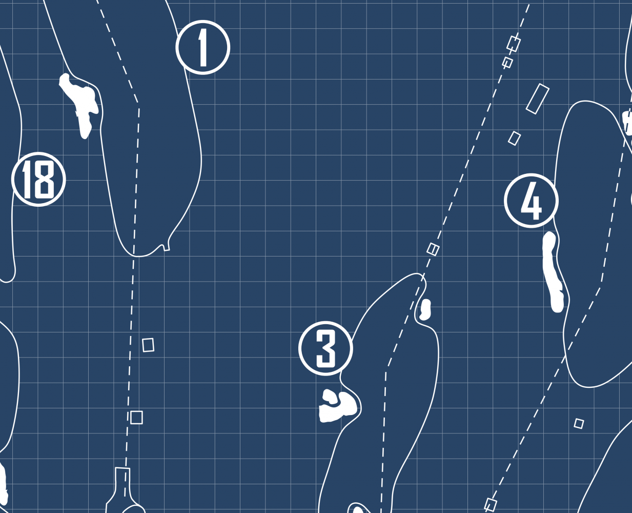 Lost Rail Golf Club Blueprint (Print)