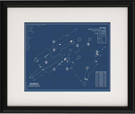 Marion Golf Club Blueprint (Print)