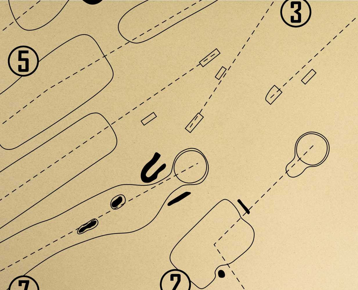 Marion Golf Club Outline (Print)