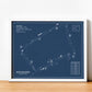 Mink Meadows Golf Club Blueprint (Print)