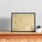 Mink Meadows Golf Club Outline (Print)