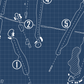 Monroe Golf & Country Club Blueprint (Print)
