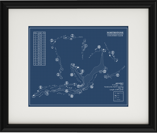 Northstone Country Club Blueprint (Print)