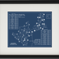 Oak Hill Country Club Blueprint (Print)