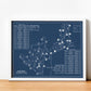 Oak Hill Country Club Blueprint (Print)