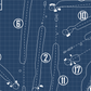 Oak Hill Country Club West Course Blueprint (Print)