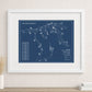 Oak Tree National Blueprint (Print)