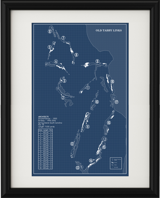 Old Tabby Links Blueprint (Print)