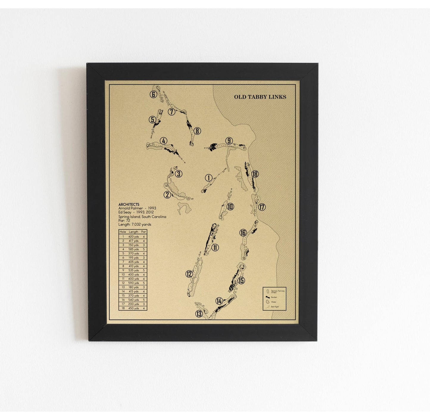 Old Tabby Links Outline (Print)