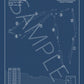 Old Brockway Golf Course Blueprint (Print)