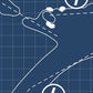 Old Town Club Blueprint (Print)