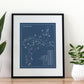 Old Town Club Blueprint (Print)