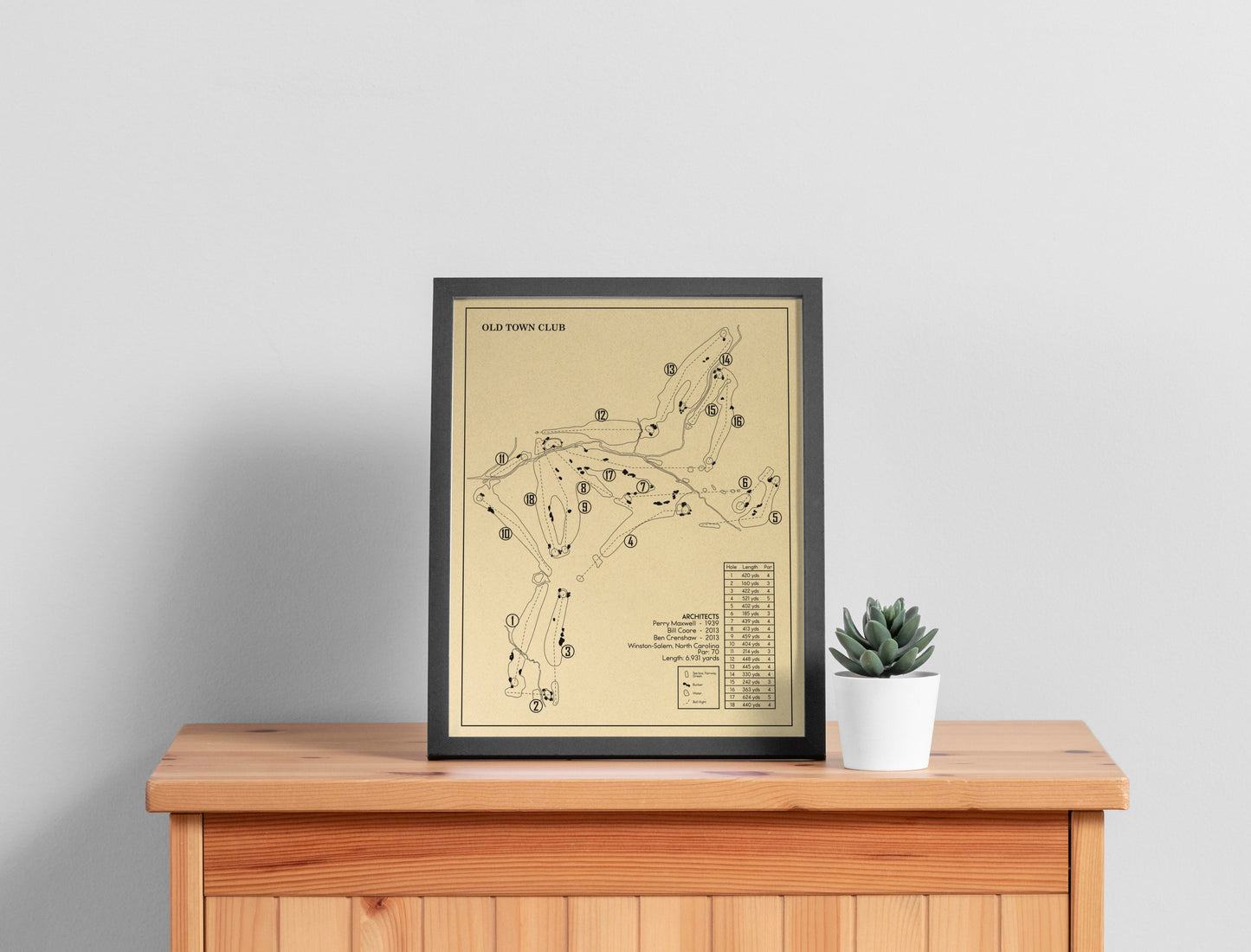 Old Town Club Outline (Print)