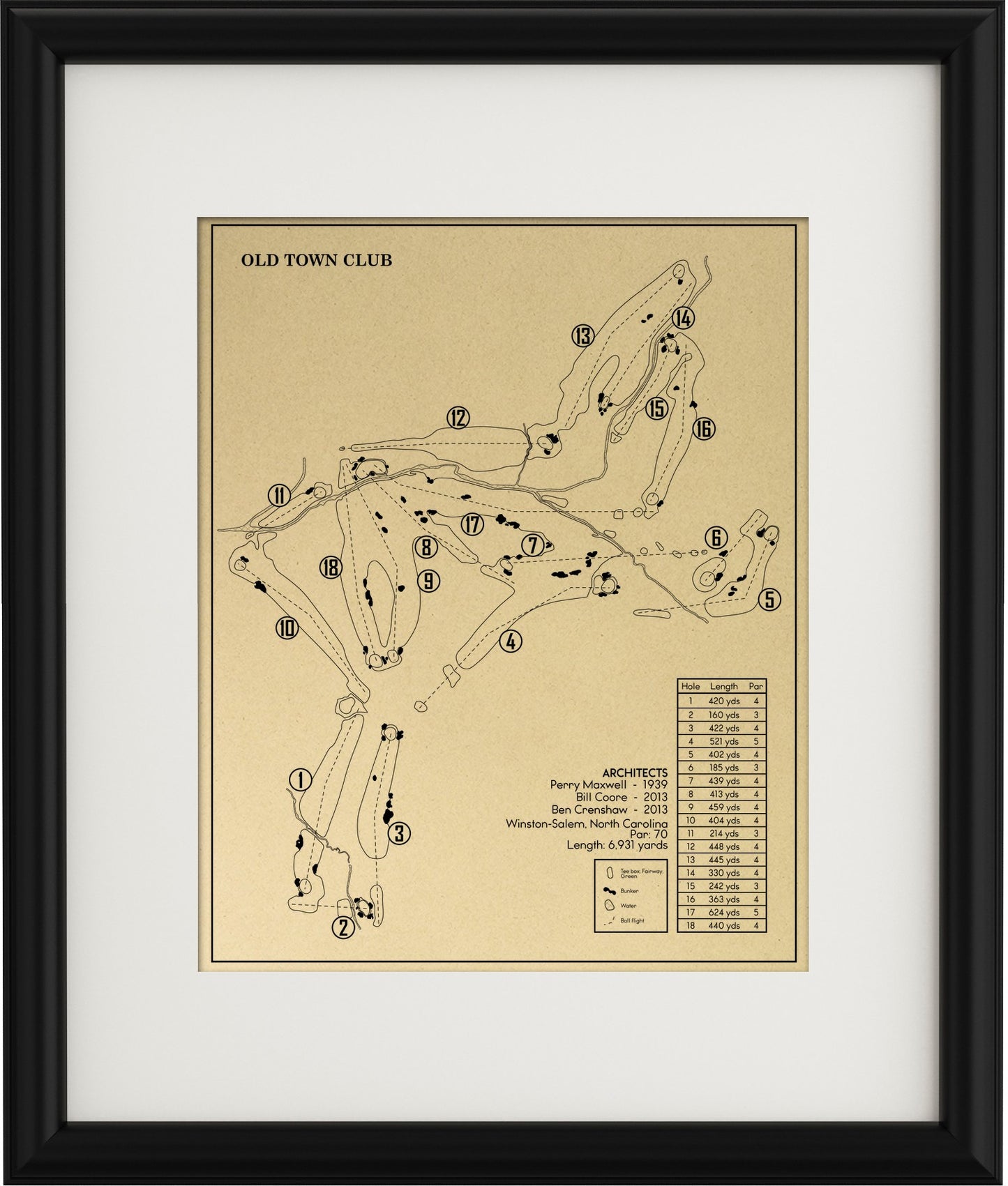 Old Town Club Outline (Print)