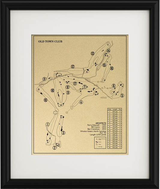 Old Town Club Outline (Print)