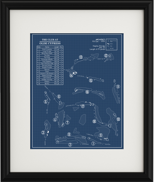 The Club at Olde Cypress Blueprint (Print)