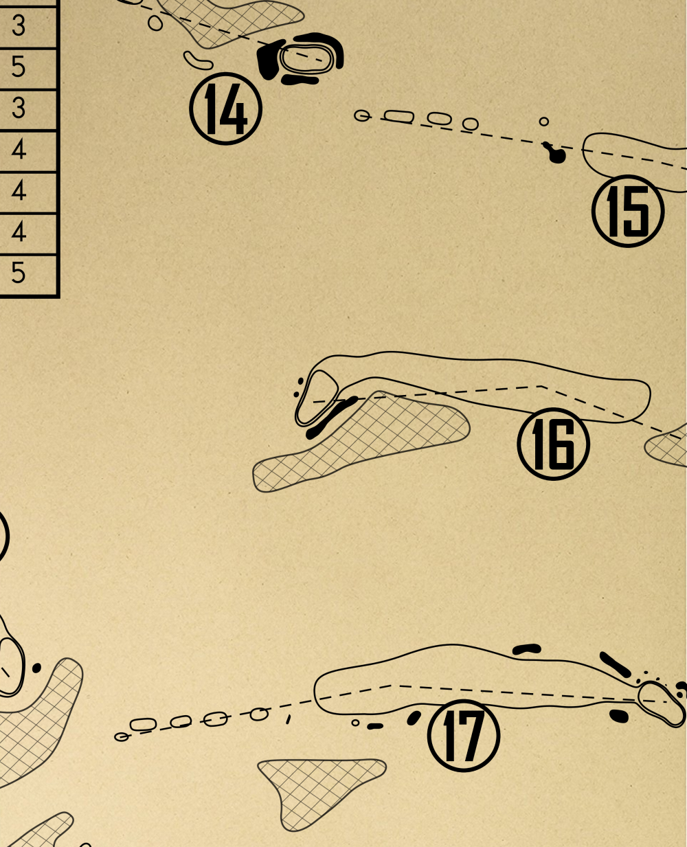 The Club at Olde Cypress Outline (Print)