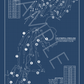 Olympia Fields Country Club Blueprint (Print)