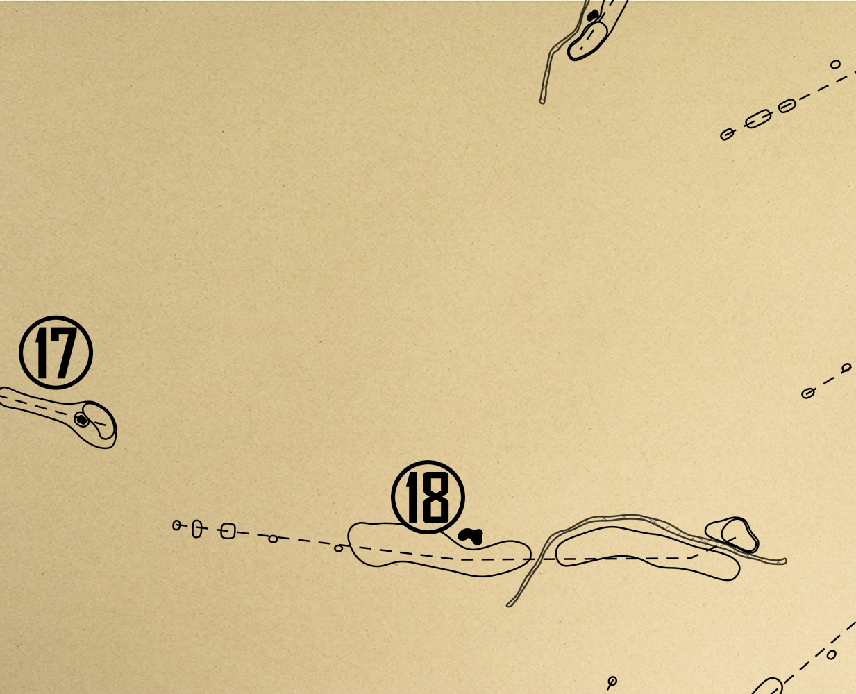 Omni Barton Creek Fazio Canyons Outline (Print)