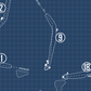 Oyster Reef Golf Club Blueprint (Print)