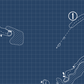 Palm Valley Golf Club Blueprint (Print)