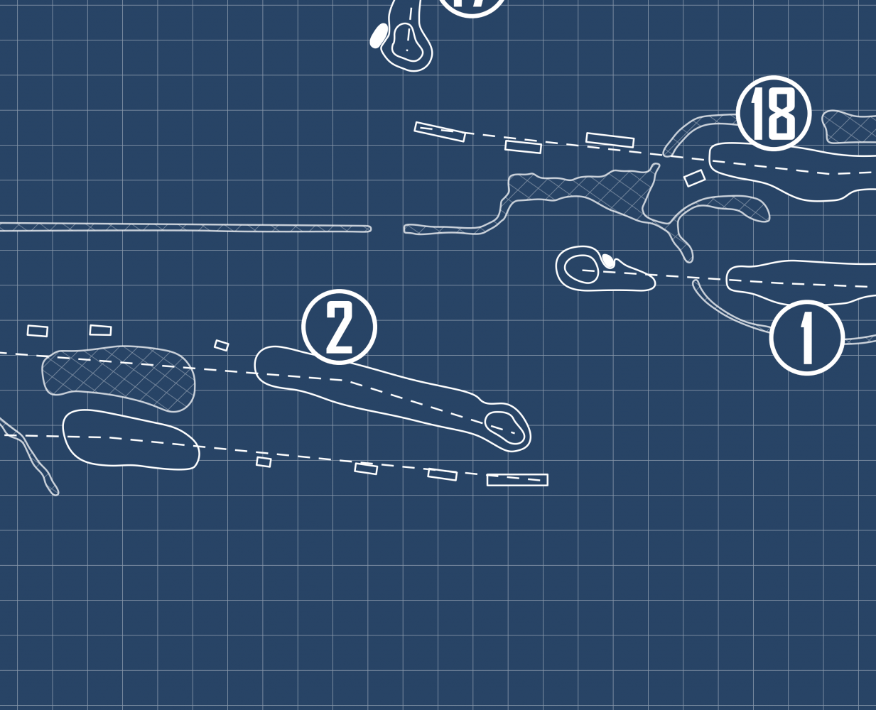 The Palms Golf Club at Forest Lake Blueprint (Print)
