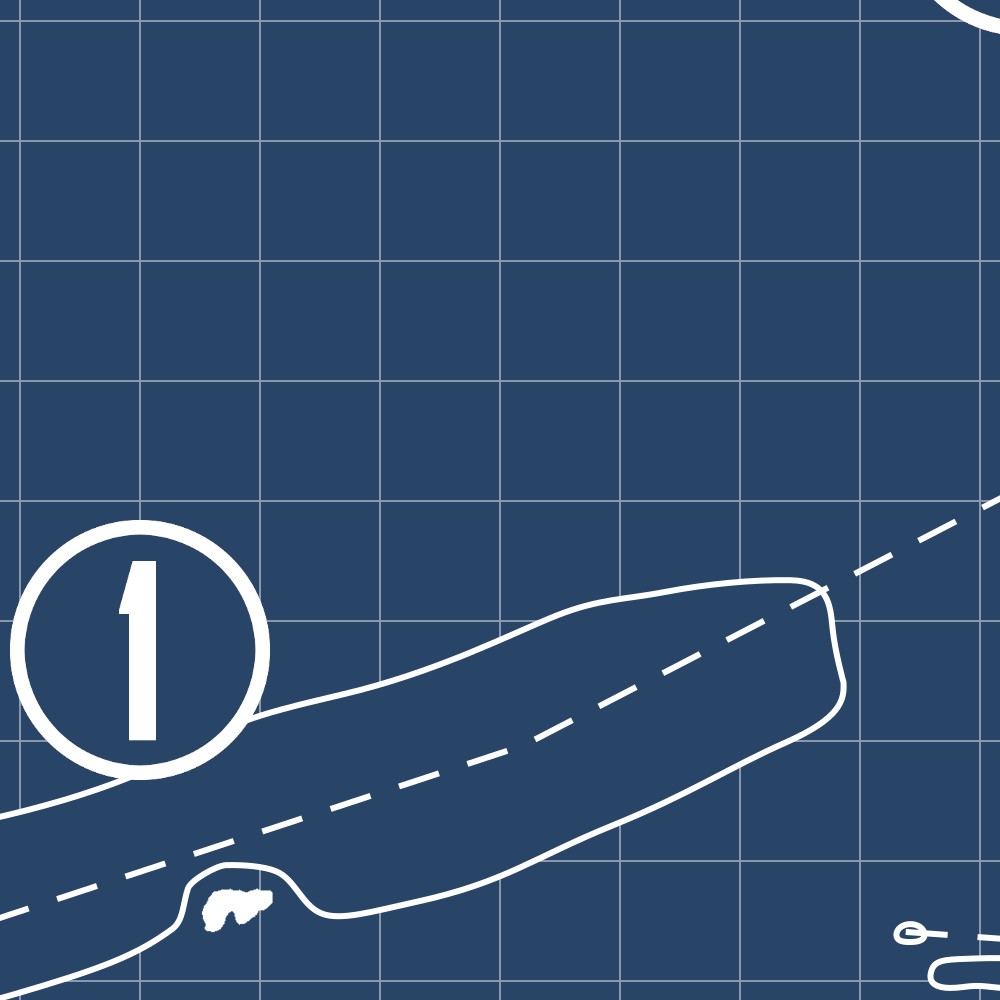 Patriot Golf Club Blueprint (Print)