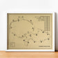 Patriot Golf Club Outline (Print)