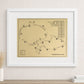 Patriot Golf Club Outline (Print)