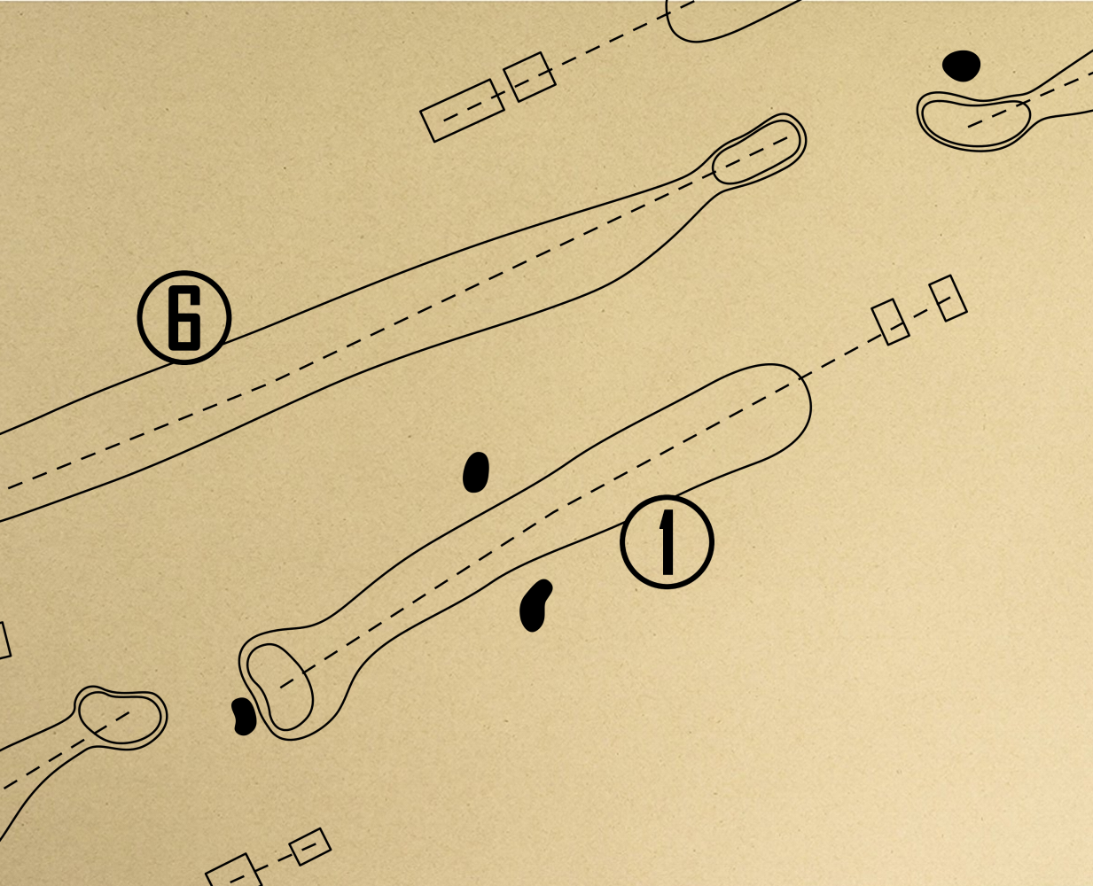 Penmar Golf Course Outline (Print)