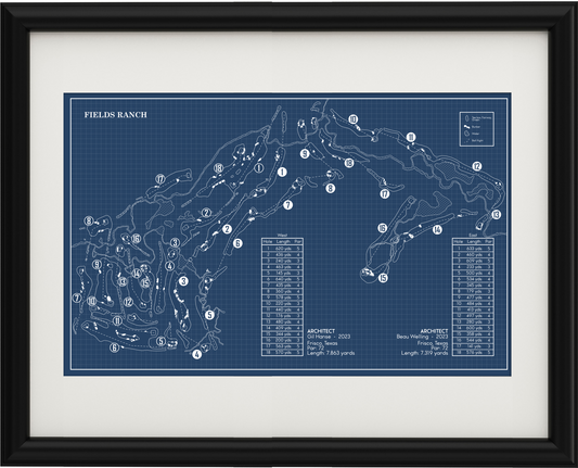 PGA Frisco Fields Ranch Blueprint (Print)