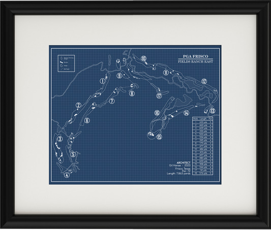 PGA Frisco Fields Ranch East Blueprint (Print)