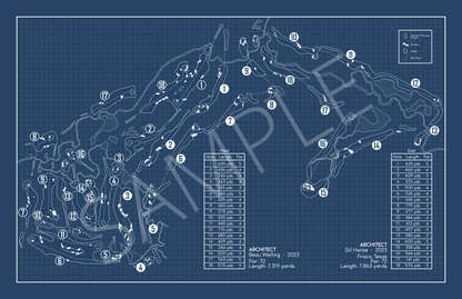 PGA Frisco Fields Ranch Blueprint (Print)