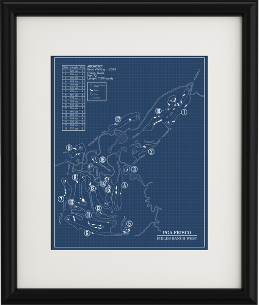 PGA Frisco Fields Ranch West Blueprint (Print)