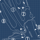 Portland Golf Club Blueprint (Print)