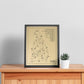Portland Golf Club Outline (Print)
