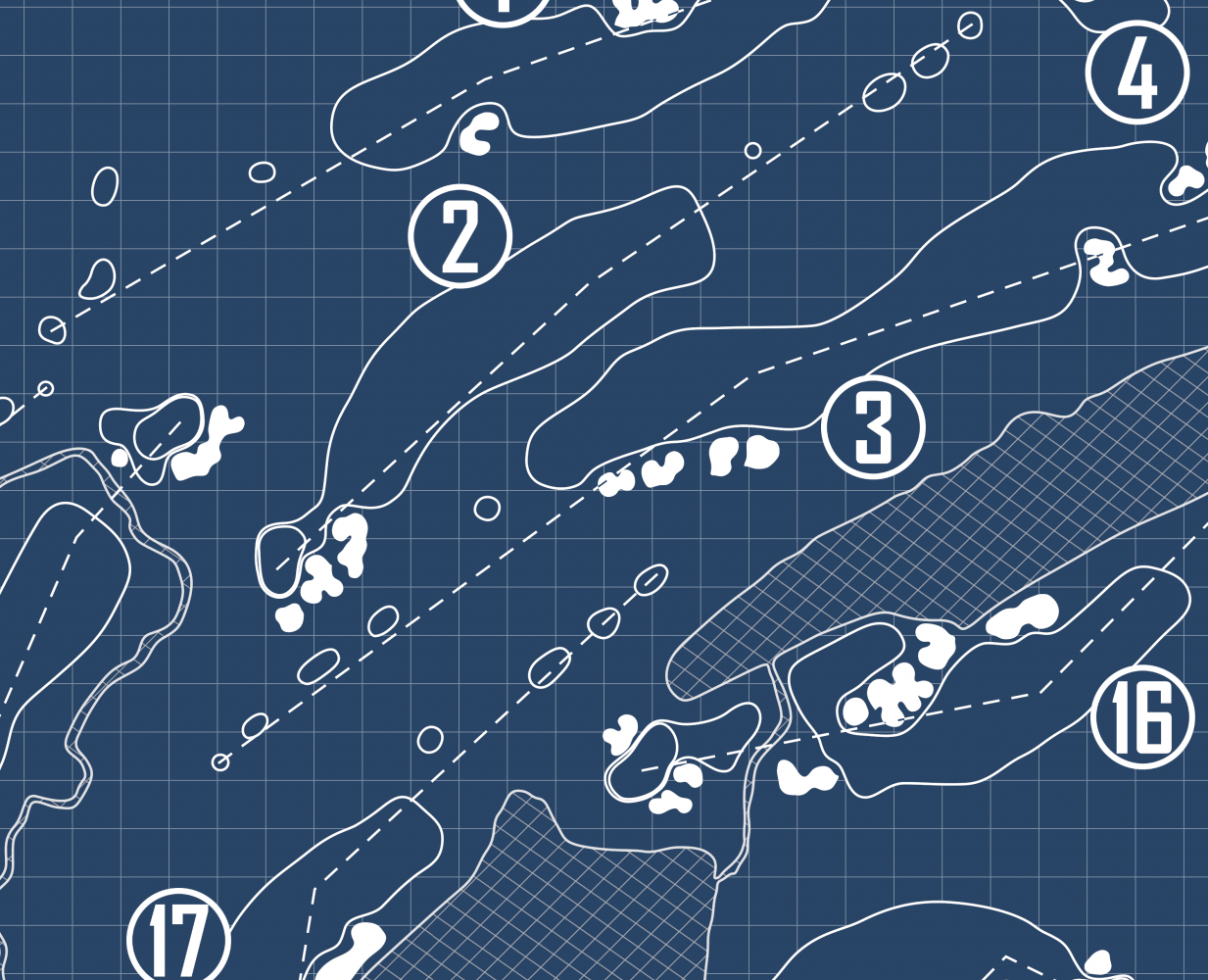 Prairie View Golf Club Blueprint (Print)