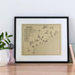 Punta Espada Golf Course Outline (Print)