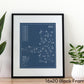 Red Run Golf Club Blueprint (Print)