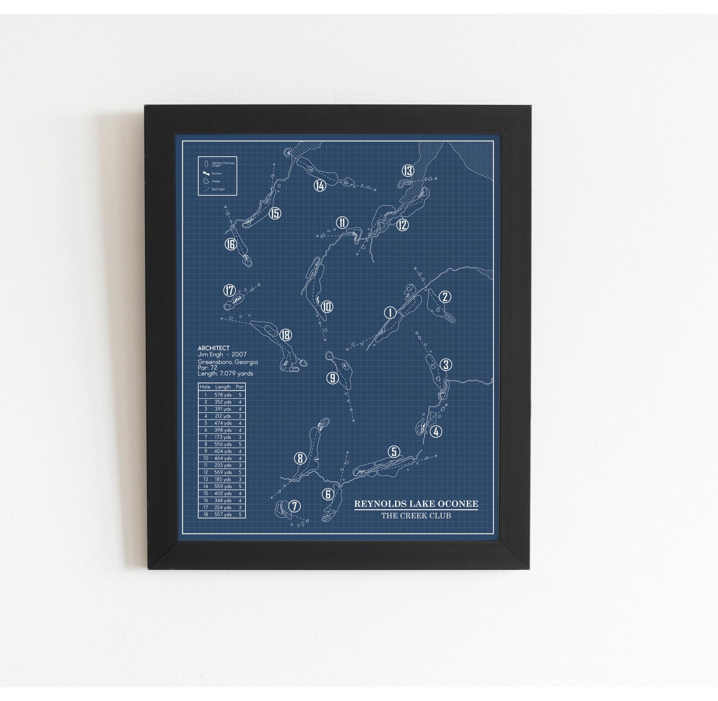 Reynolds Lake Oconee The Creek Club Blueprint (Print)