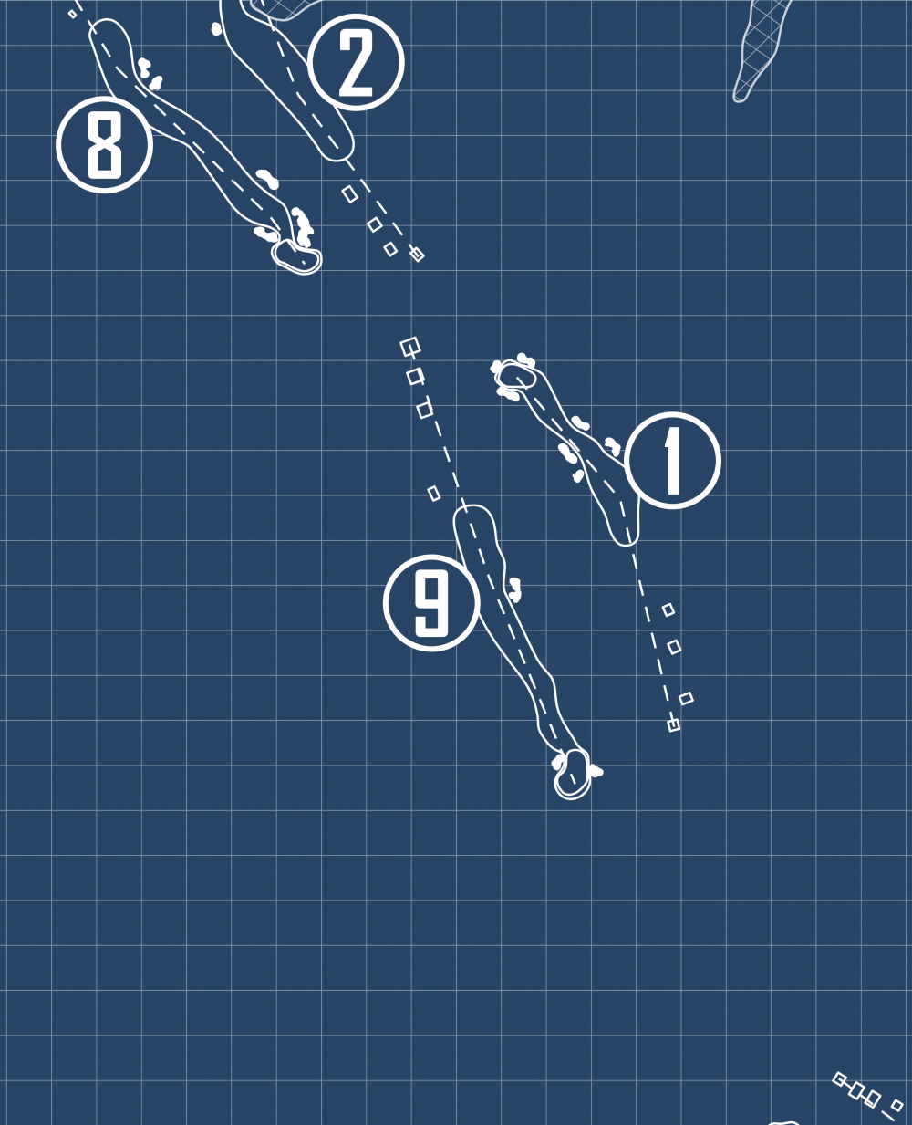 Reynolds Lake Oconee National Course Blueprint (Print)