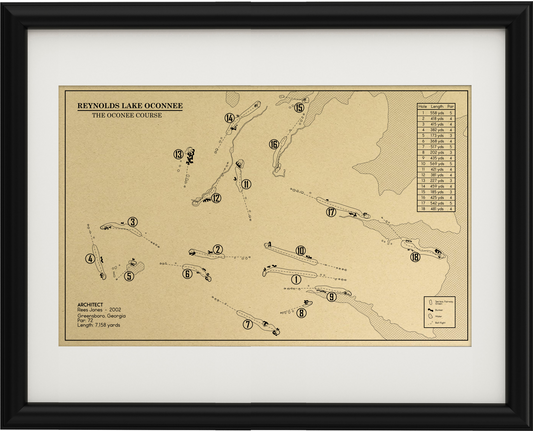 Reynolds Lake Oconee Oconee Course Outline (Print)